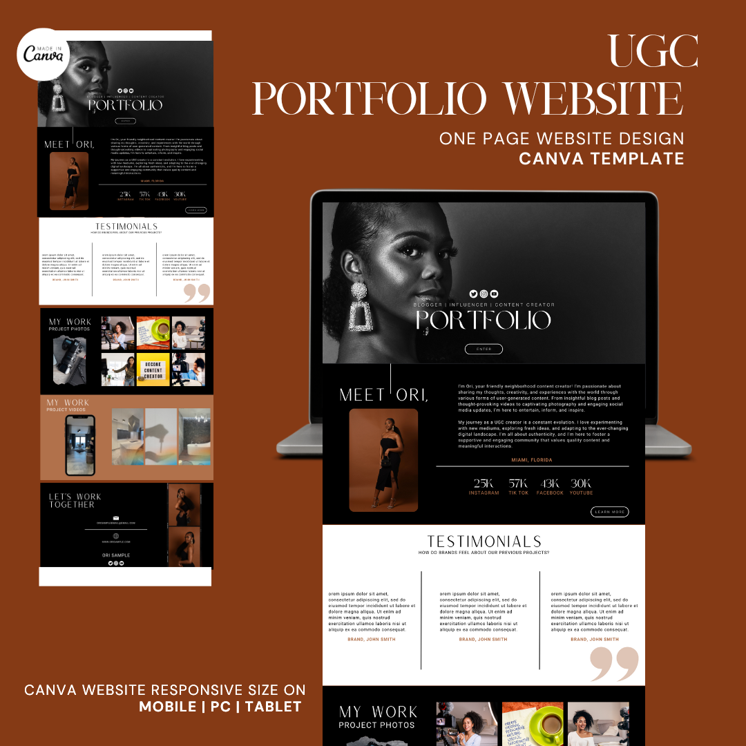 Build & Budget: Custom Site | UGC Portfolio